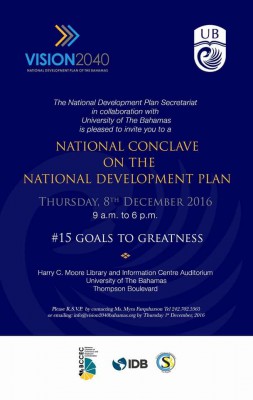 National Conclave on The National Development Plan 
