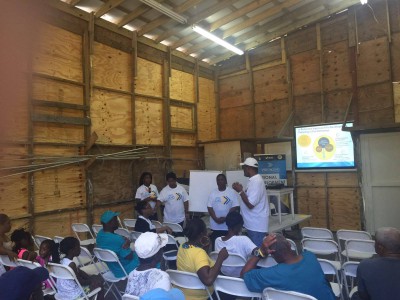 Vision Session in the Saxson Junkanoo Shack 